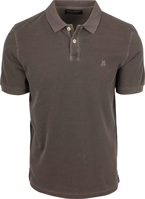 Marc O'Polo Poloshirt Piqué Nickle Bruin