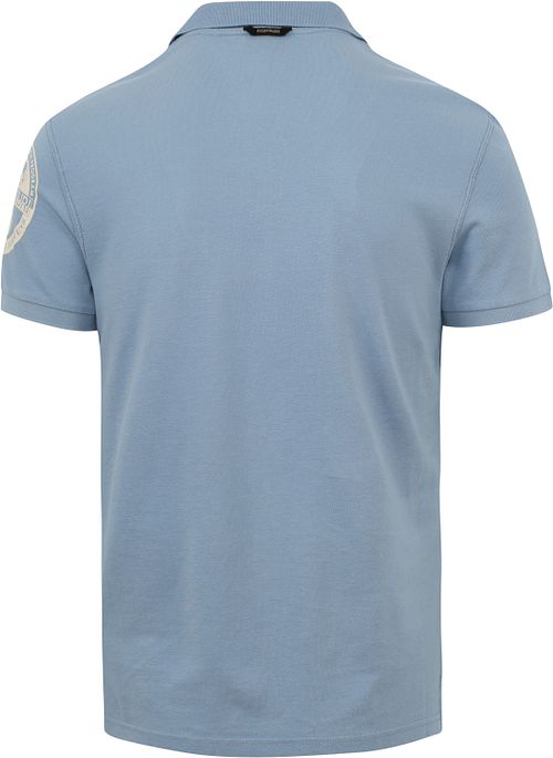 Napapijri Polo Amundsen Lichtblauw Product / Achterkant