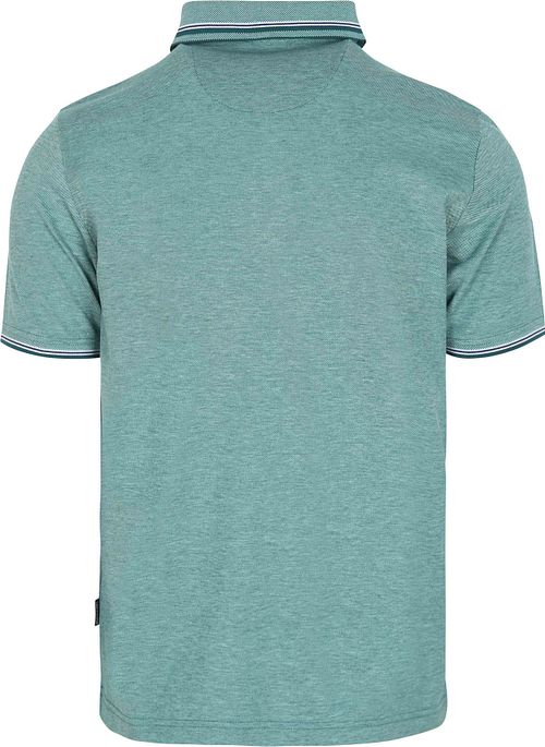 State Of Art Pique Polo Shirt Mint Blue Product / Achterkant