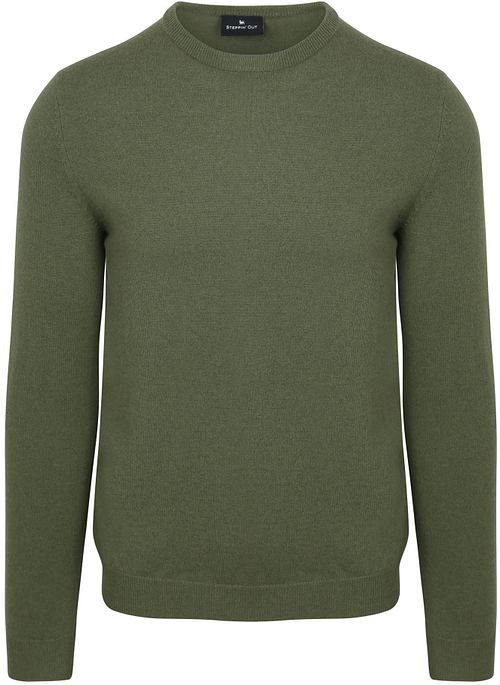 Steppin' Out Maglione in lana merino verde Product