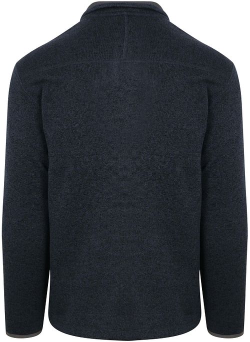 Superdry Half Zip Pullover Fleece Marineblå Product / Achterkant