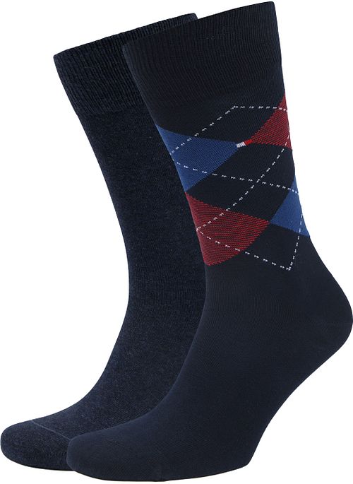 Tommy Hilfiger 2-pack skarpet niebieskie Product