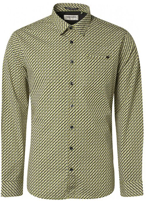 Camicia No Excess con stampa verde Product