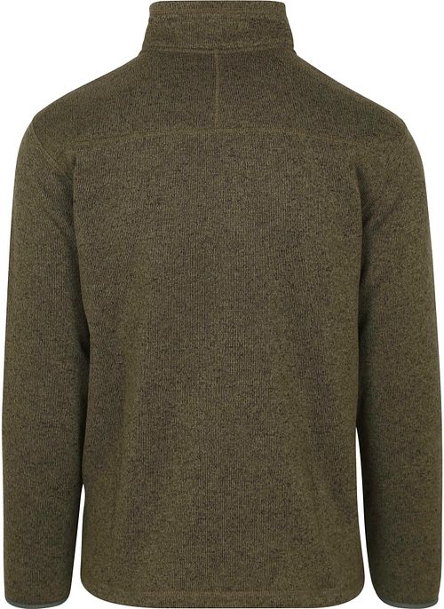 Forro polar con media cremallera Superdry en color oliva Product / Achterkant