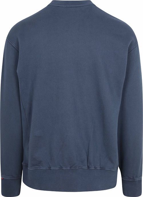 Levi's Sweater Authentic Logo Dunkelblau Product / Achterkant