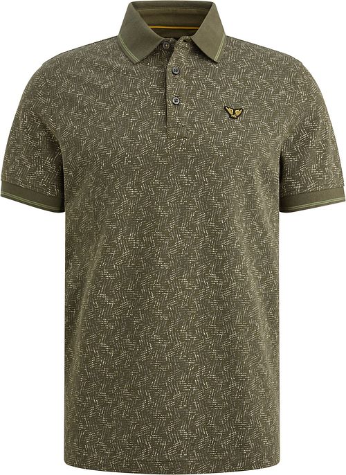 PME Legend Poloshirt Piqué Druck Grün Product