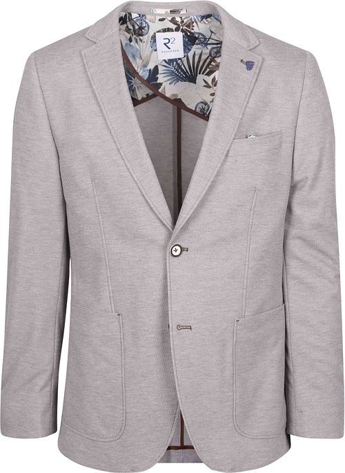 R2 Jersey Jersey Blazer Lysegrå Product