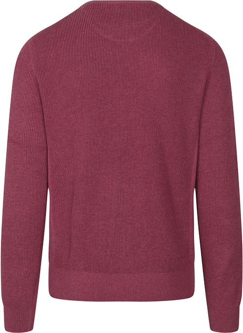 State Of Art Pullover Struktur Rot Product / Achterkant