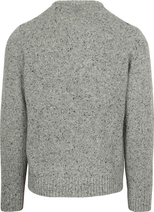 Suitable Pullover Donnegal Tweed Eco Wool Grau