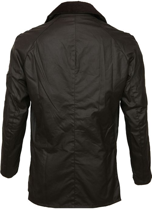 Barbour Ashby Vaxjacka Oliv Product / Achterkant