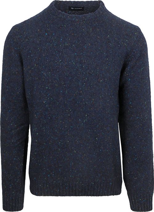 Jersey Suitable de mezcla de lana tweed en azul marino Product