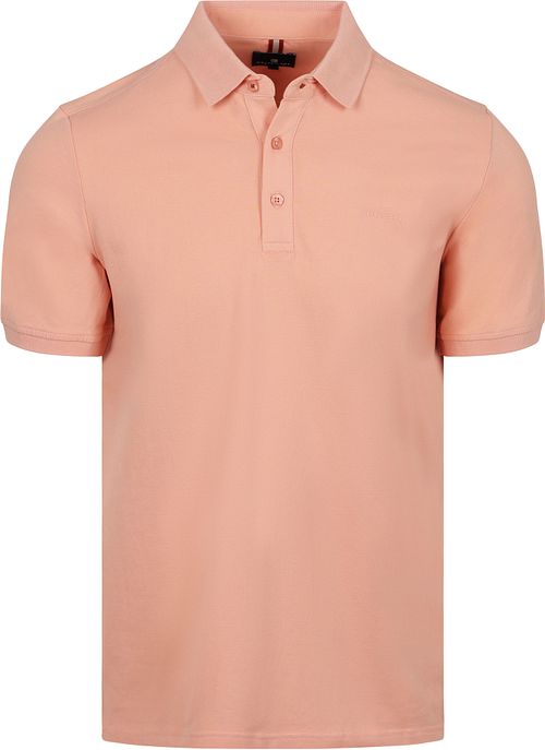 Koszulka polo piqué State of Art w kolorze koralowym Product