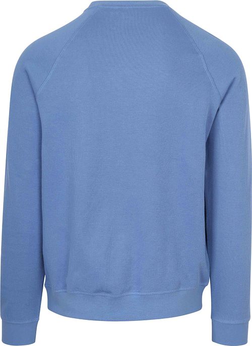 NZA Sweater French Rib Logo Blå Product / Achterkant