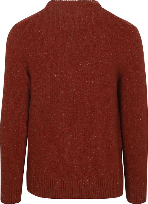 Gant Pullover Wool Blend Rust Product / Achterkant