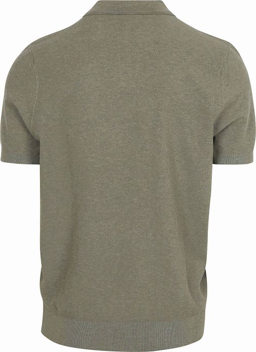 Profuomo Polo Riva Luksus Struktur Grøn Product / Achterkant