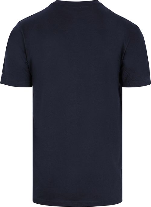 Slater 2-pack American T-shirt granatowy Product / Achterkant