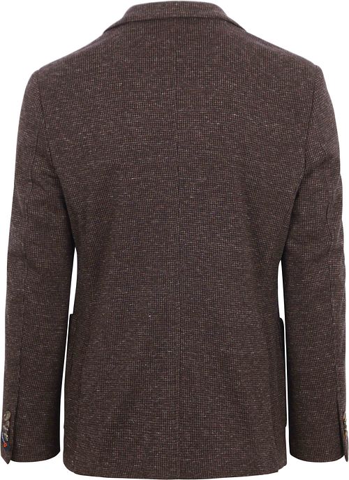 Suitable Frakker Berømmelse Pied de Poule Brun Product / Achterkant