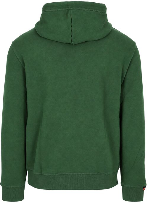 Superdry Tröja Halvzip Fleece Oliv Product / Achterkant