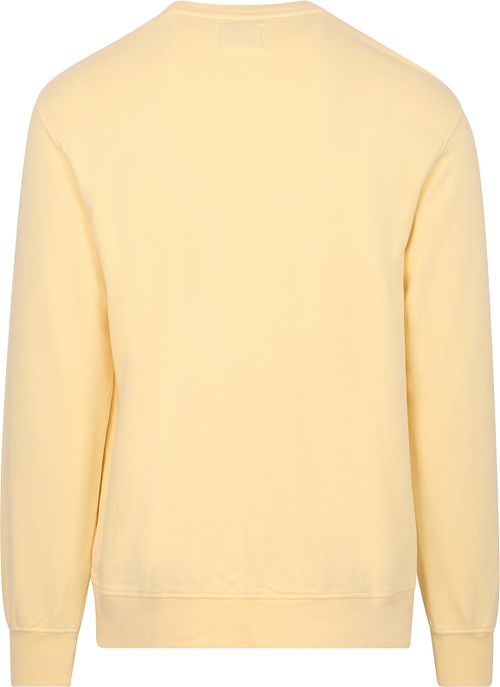 Sweter Colorful Standard w kolorze Soft Yellow Product / Achterkant