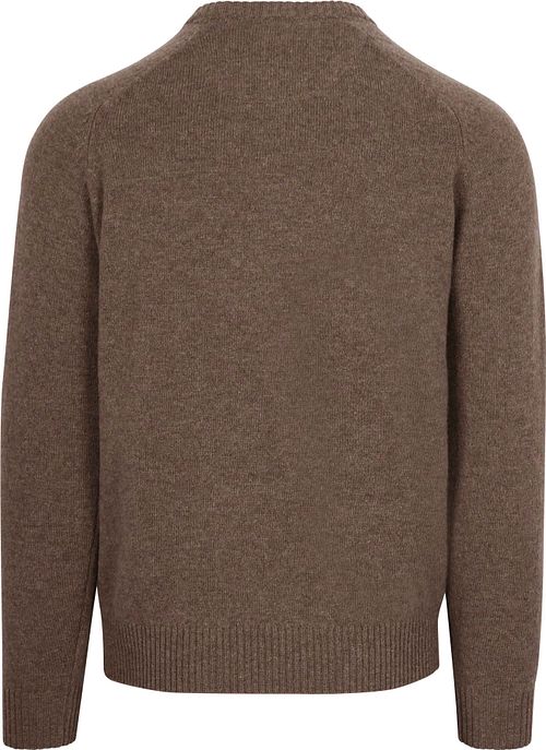 Sweter Steppin' Out z wełny jagnięcej w kolorze brązowym Product / Achterkant