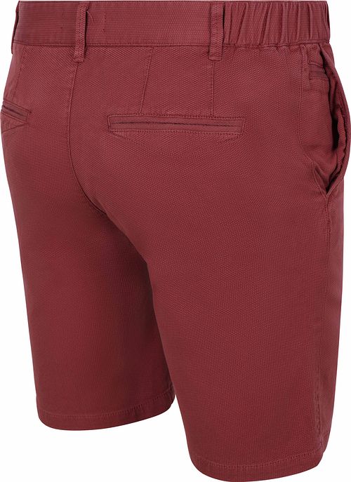 Szorty Suitable Ferdinand Structure Short w kolorze bordowym Product / Achterkant