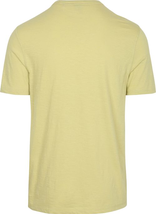T-shirt BOSS Tegood w kolorze limonkowym Product / Achterkant