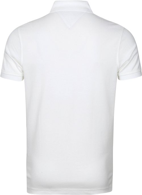 Tommy Hilfiger Polo 1985 Blanc Product / Achterkant