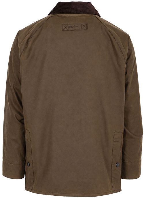 Woskowana kurtka Barbour Classic Bedale w kolorze oliwkowym Product / Achterkant
