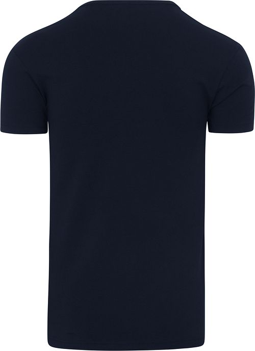 Alan Red Oklahoma T-skjorte Stretch Marineblå (2-pakning) Product / Achterkant