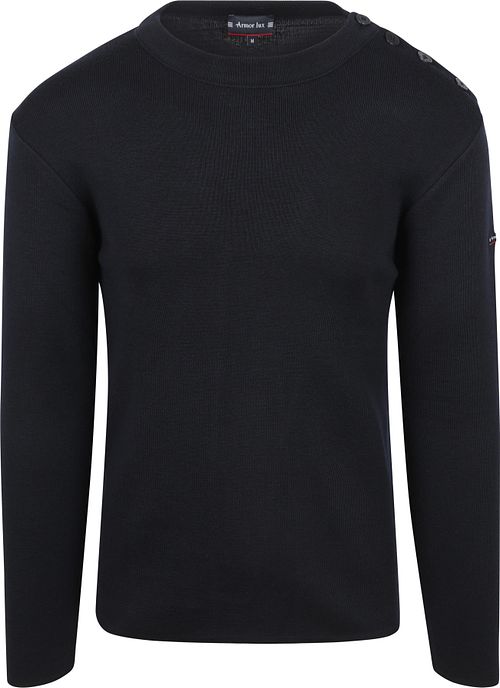 Armor-Lux Marin Goulenez Sweter z wełny merino Navy Product