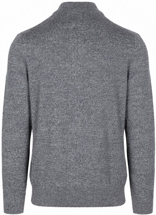 Cardigan State of Art con zip grigio Product / Achterkant
