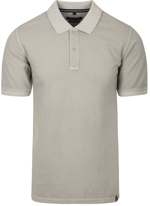 Casa Moda Polo Piquén Garment Dye Grå Product