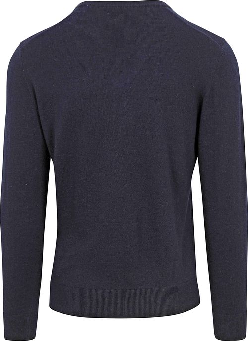 Gant Pull Laine d'Agneau Marine Mélanger Product / Achterkant