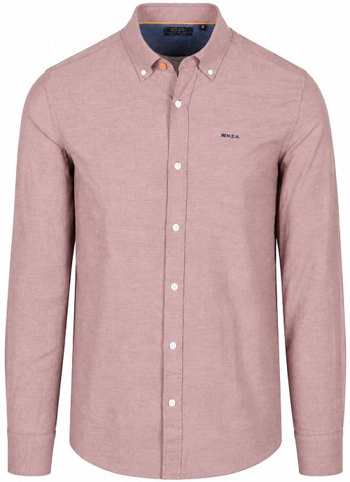 Koszula NZA Barn Twill z kołnierzykiem button-down w kolorze czerwonym Product