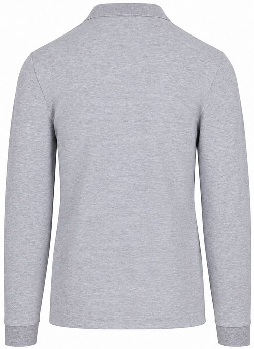 Lacoste Longsleeve Poloshirt Piqué Hellgrau