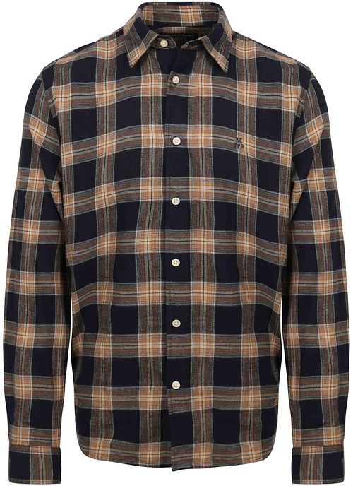 Marc O'Polo Overhemd Ruiten Flanel Donkerblauw Product