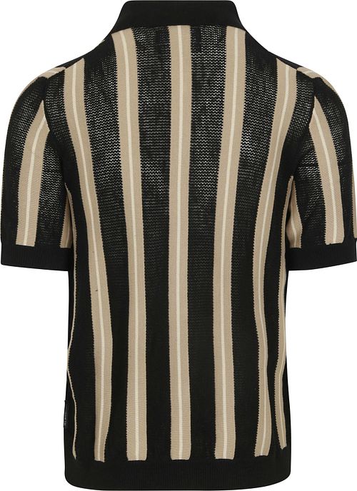 Marc O'Polo Strikk Crochet Skjorte Kort Erme Svart Product / Achterkant