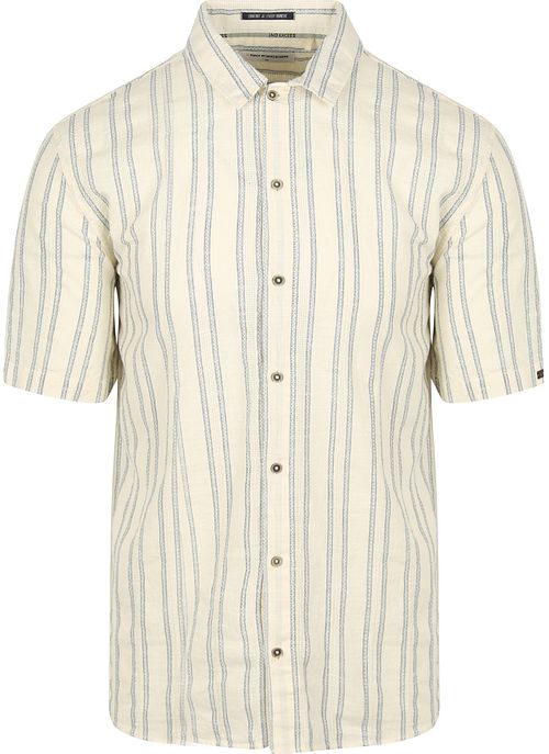 No Excess Kortermet Skjorte Stripe Beige Product