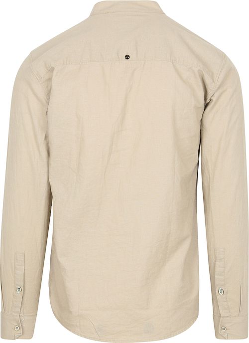 No Excess Skjorte i Linskjær Beige Product / Achterkant