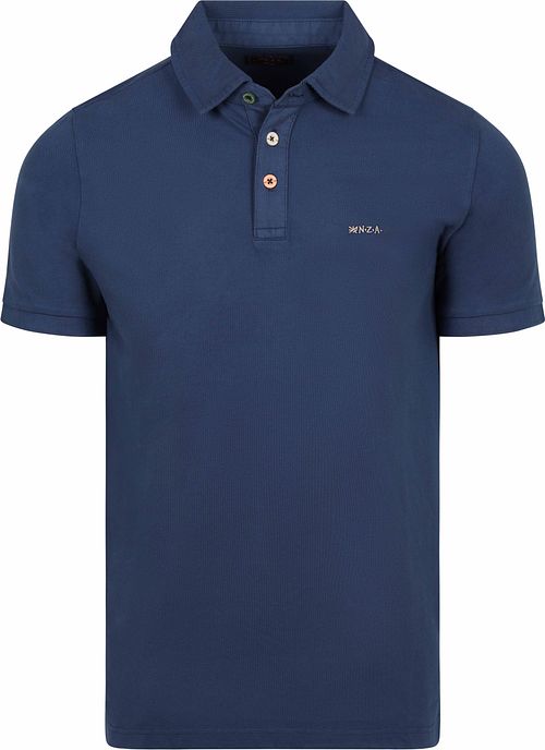 NZA Polo Shirt Hawera Navy Sky Product