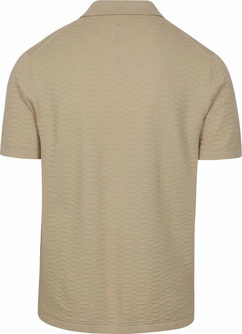 R2 Poloknit Beige Product / Achterkant