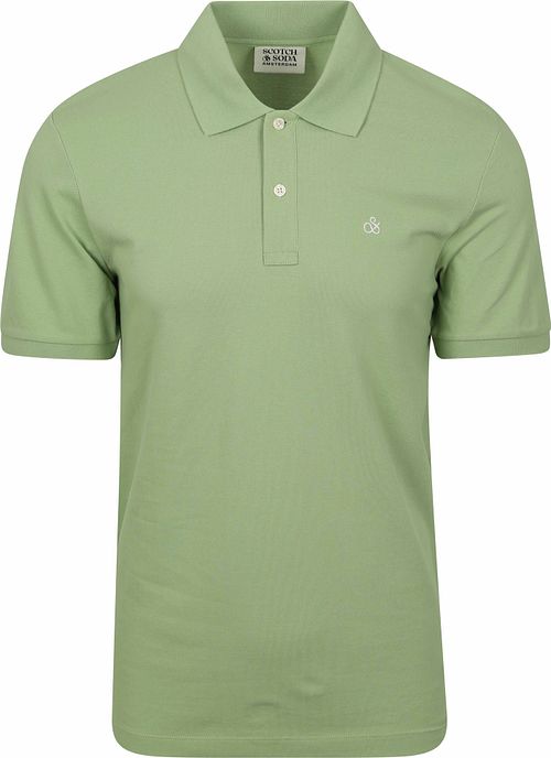 Scotch And Soda Core Piqué Poloshirt Grün Product