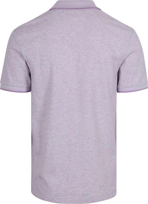 Scotch And Soda Melange Polo Lilla Product / Achterkant