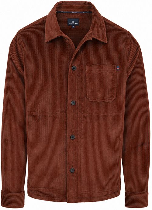 State of Art Overshirt Fløjl Bordeaux