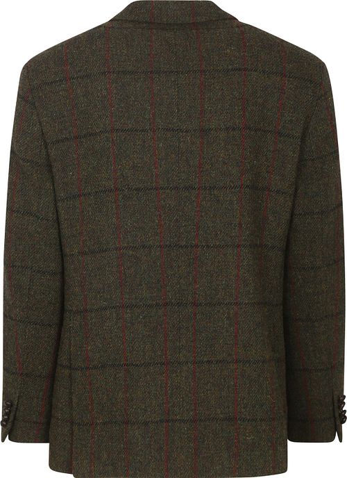 Steppin' Out marynarka Harris Tweed w ciemnozielonym kolorze Product / Achterkant