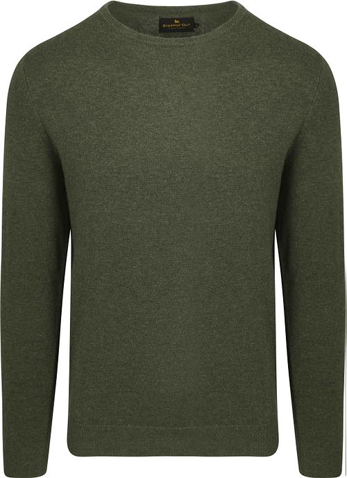 Steppin' Out Pull Laine Merinos Vert Olive Product