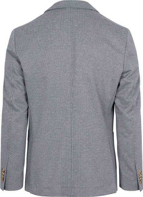 Suitable Fame Blazer Pied-De-Poule Navy Product / Achterkant