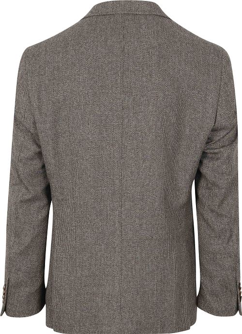 Suitable Giacca Heleen Melange Marrone Product / Achterkant