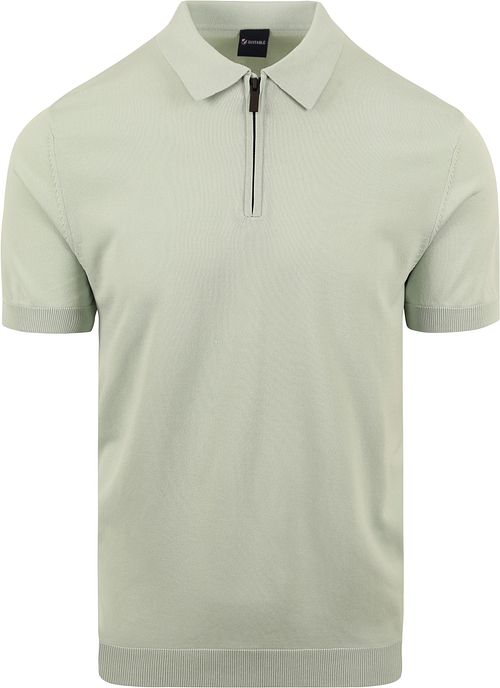 Suitable polo de media cremallera verde claro Product