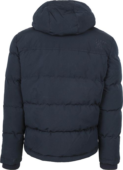 Superdry Pufferjakke Hooded Everest Navy Product / Achterkant